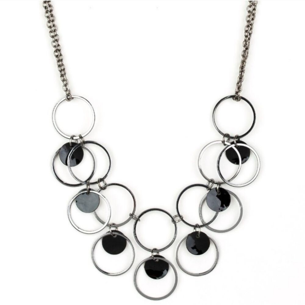 Paparazzi Ask and You Shell Receive Necklace And  Earring Set